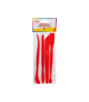 Set 4 Estecas Para Modelar - Artel