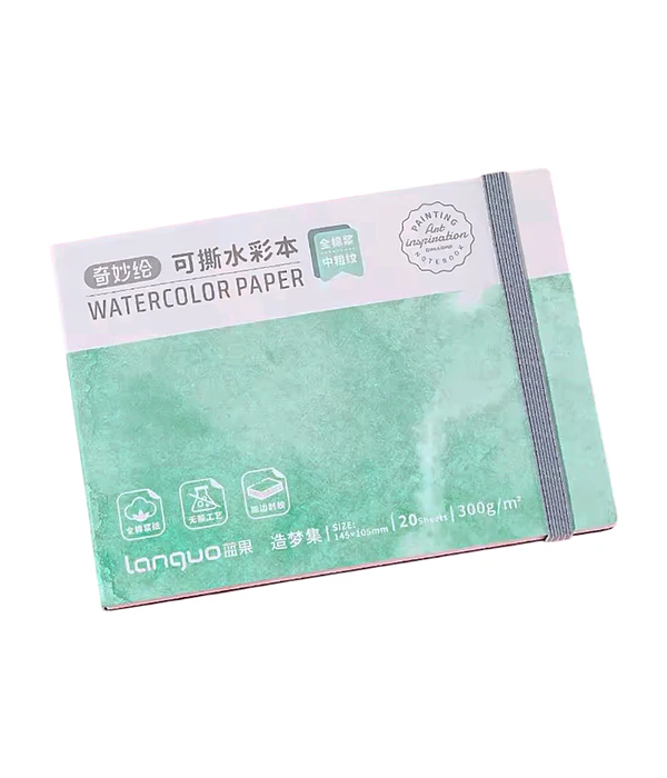 Papel de Acuarela 14x10cm 20hj 300grs - Languo