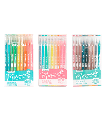 Set Lápices Gel 9 Colores Morandi - Languo