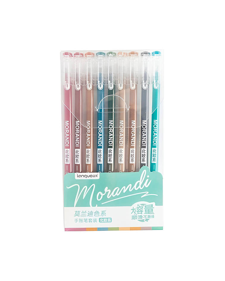 Set Lápices Gel 9 Colores Morandi - Languo