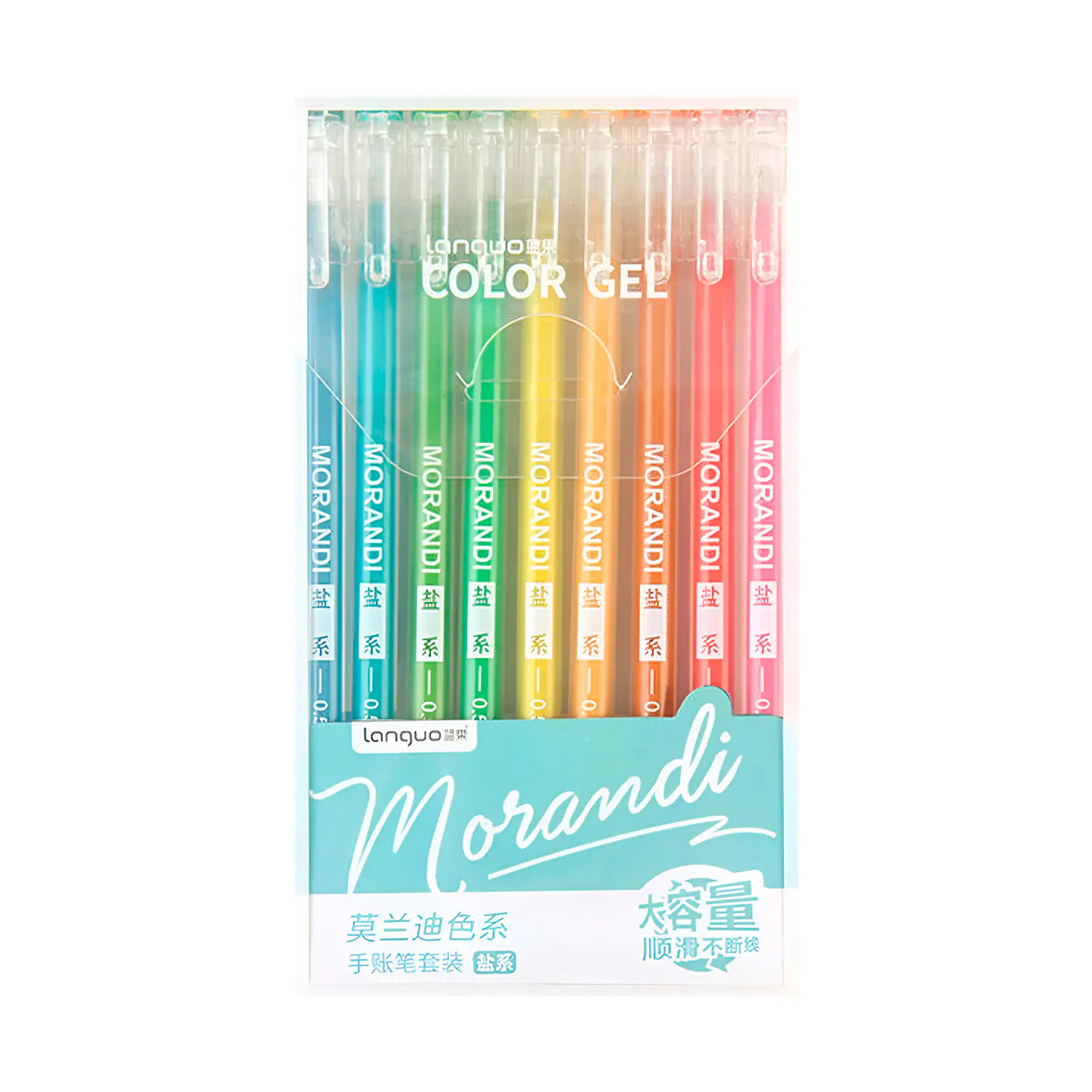 Set Lápices Gel 9 Colores Morandi - Languo 4