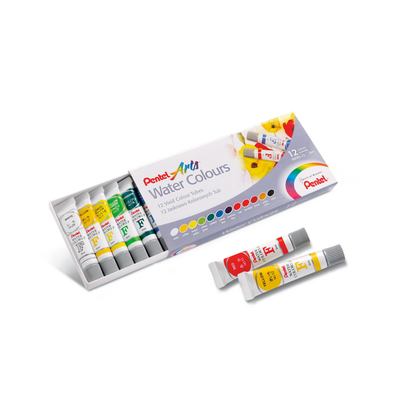 Estuche Acuarela Pentel 12 Colores 2