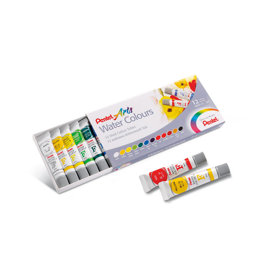 Estuche Acuarela Pentel 12 Colores 2
