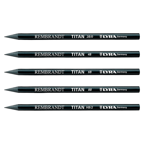 Lápices Grafito Puro Sin Madera Titan Lyra