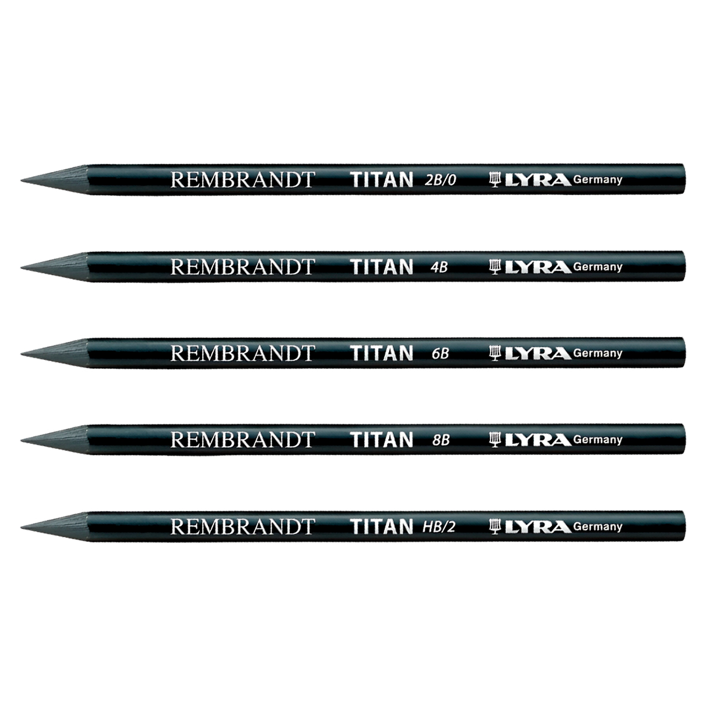 Lápices Grafito Puro Sin Madera Titan Lyra 1