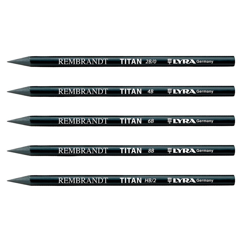 Lápices Grafito Puro Sin Madera Titan Lyra 1