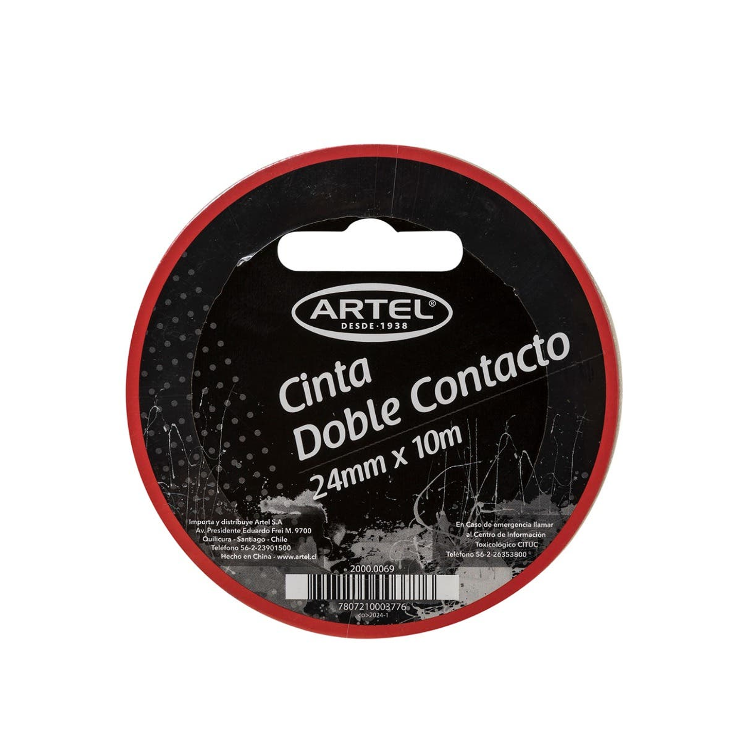 Cinta Doble Contacto Rollo 24 Mm X 10Mt 2