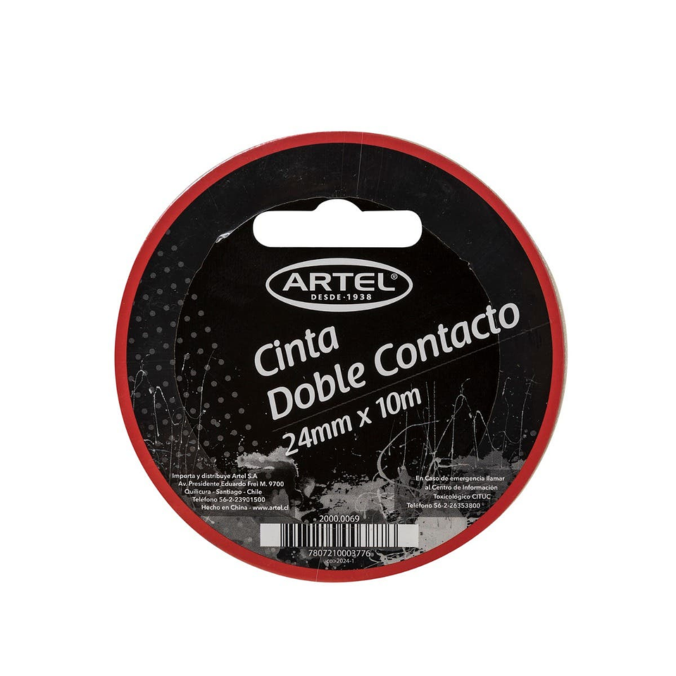 Cinta Doble Contacto Rollo 24 Mm X 10Mt 2