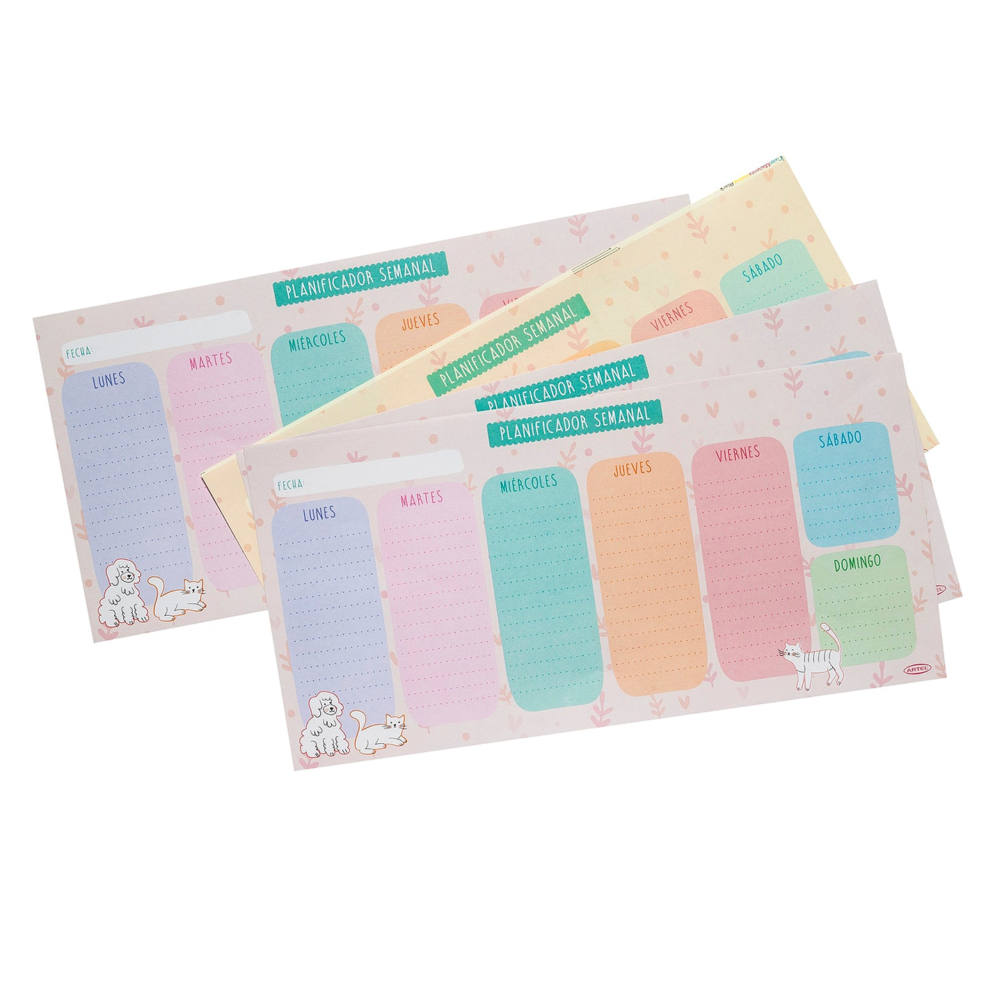 Planificador Semanal Artel Diseño Pets 3
