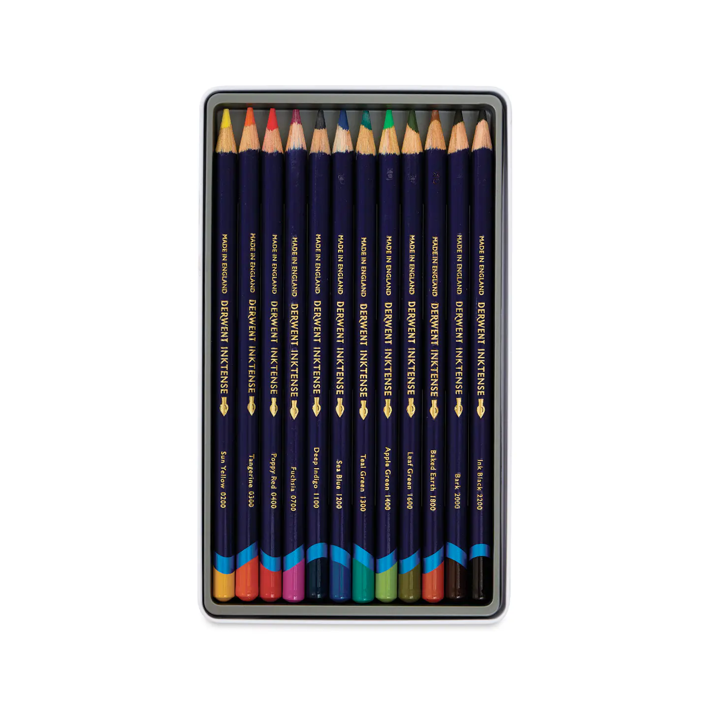 Lápices Acuarelables Derwent Inktense - Set de 12 Colores 2