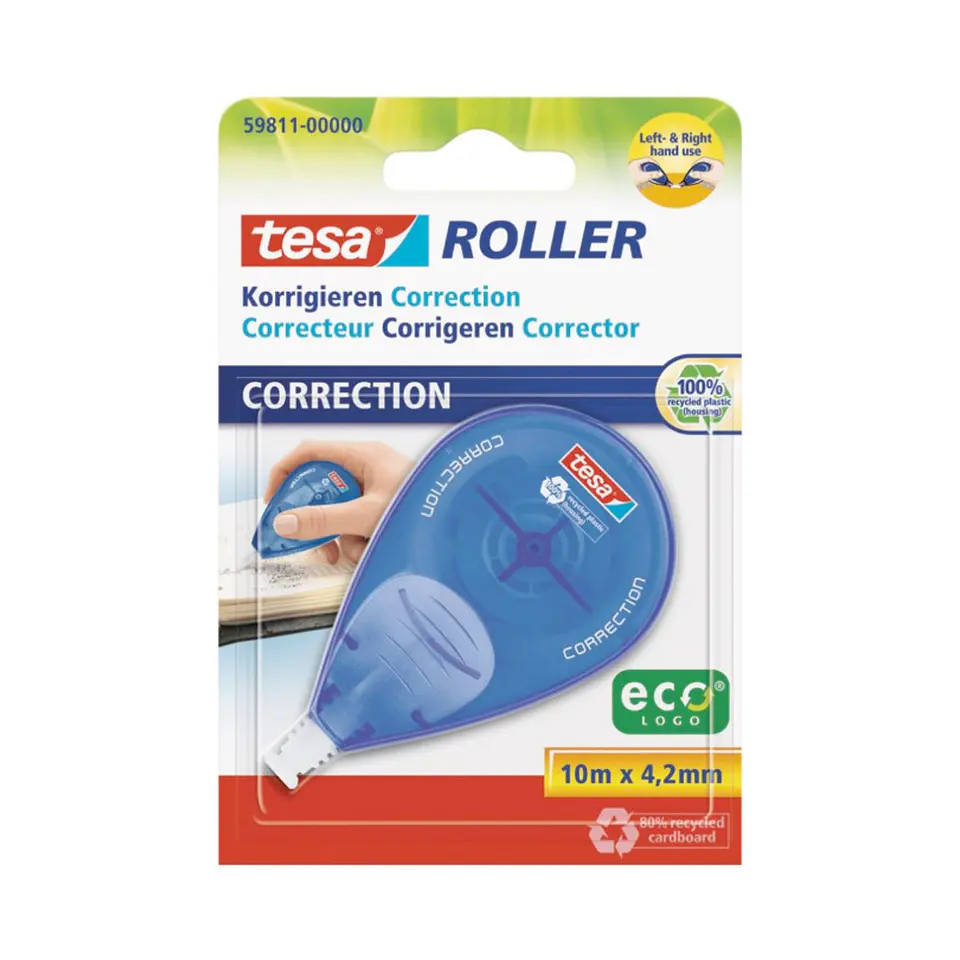 Corrector Roller Tesa 10mx4,2mm 1