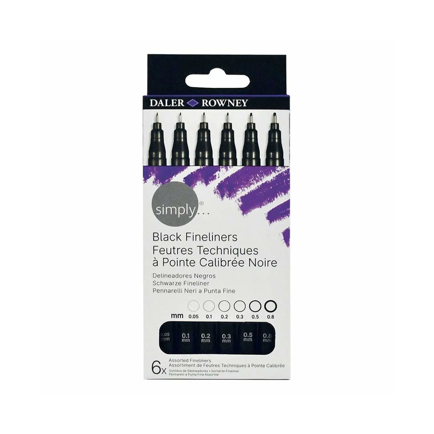 Set De Dibujo Técnico Daler Rowney Simply 6 Tiralineas 1