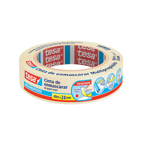 Cinta de Enmascarar Tesa 24mm x 40m - Masking Tape