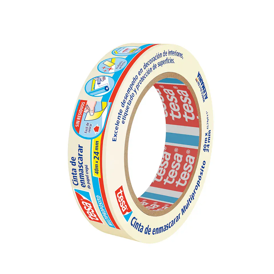 Cinta de Enmascarar Tesa 24mm x 40m - Masking Tape 2
