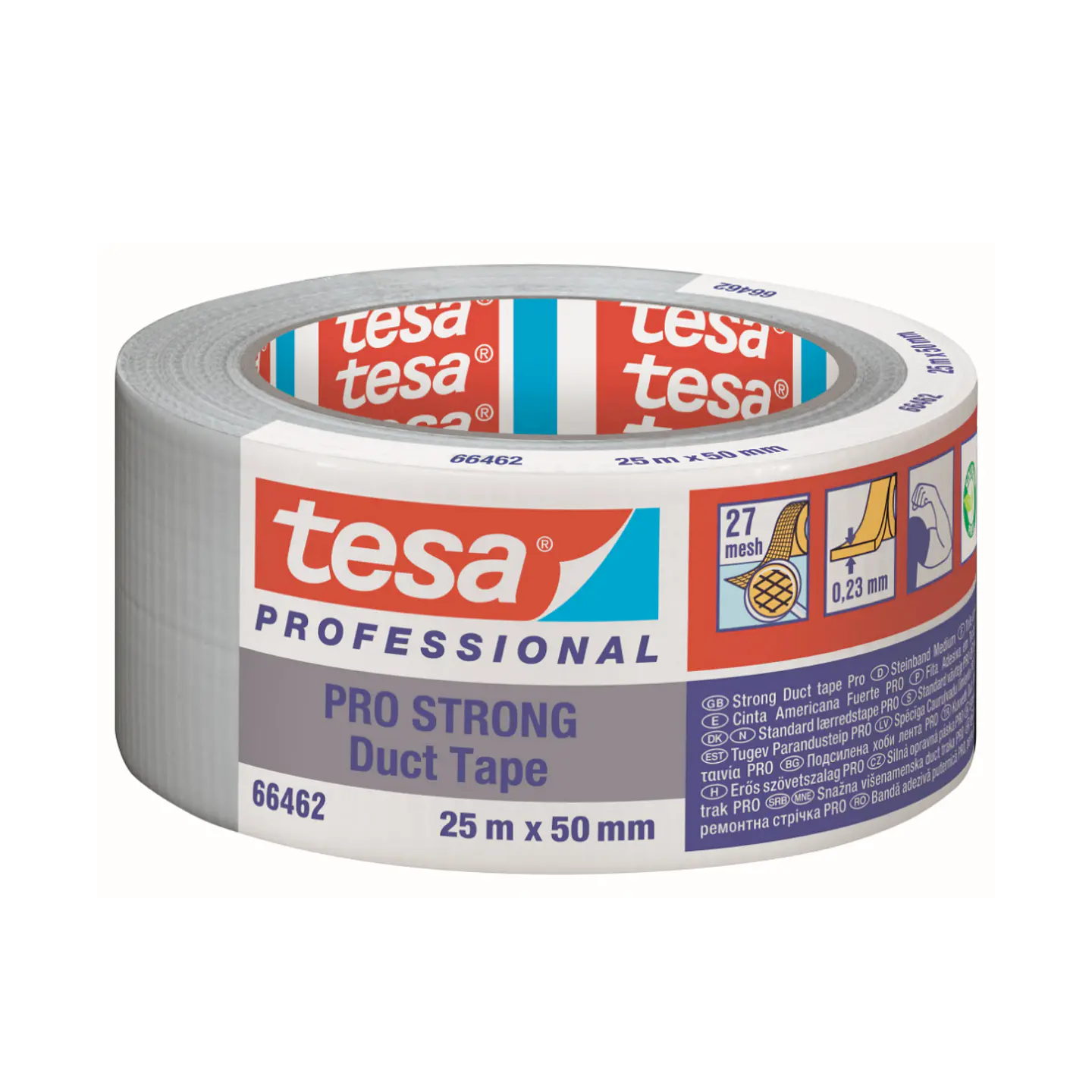Cinta de Tela Universal Gris 48mmx25m - Duct Tape 1