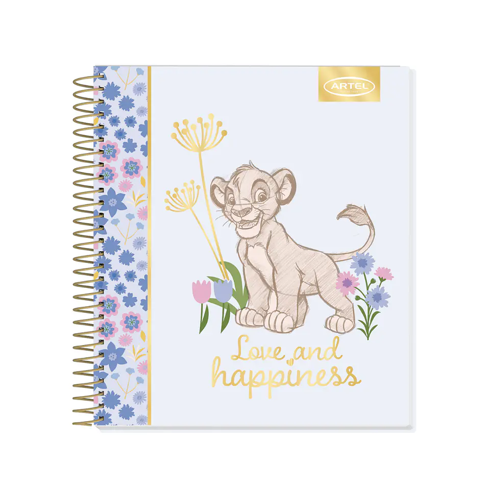 Cuaderno Book Artel 120 Hojas 7Mm Clásicos Disney 2