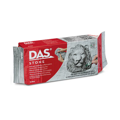 Masa para Modelar DAS Stone Secado al Aire Gris 1 Kg