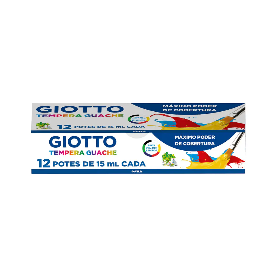 Set de Témperas Giotto 15 ml 12 Colores 1