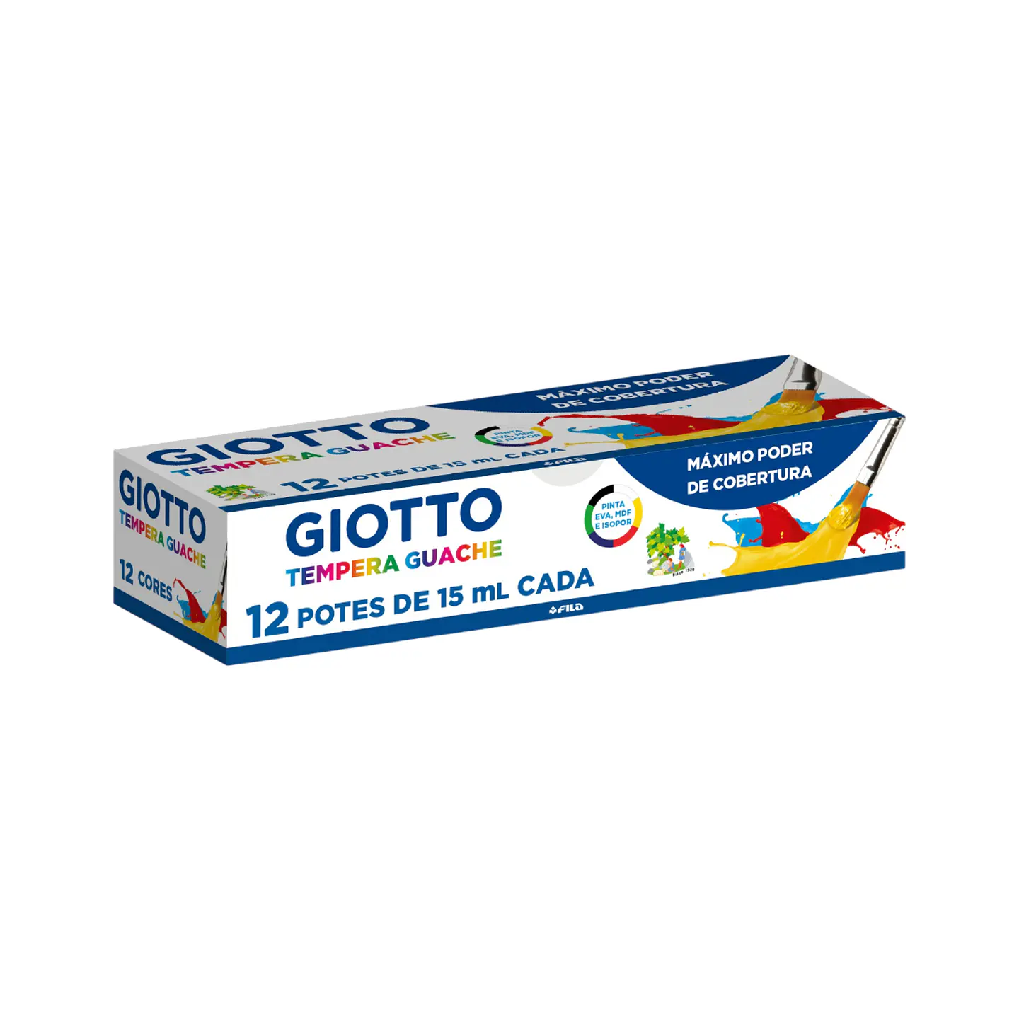 Set de Témperas Giotto 15 ml 12 Colores 2