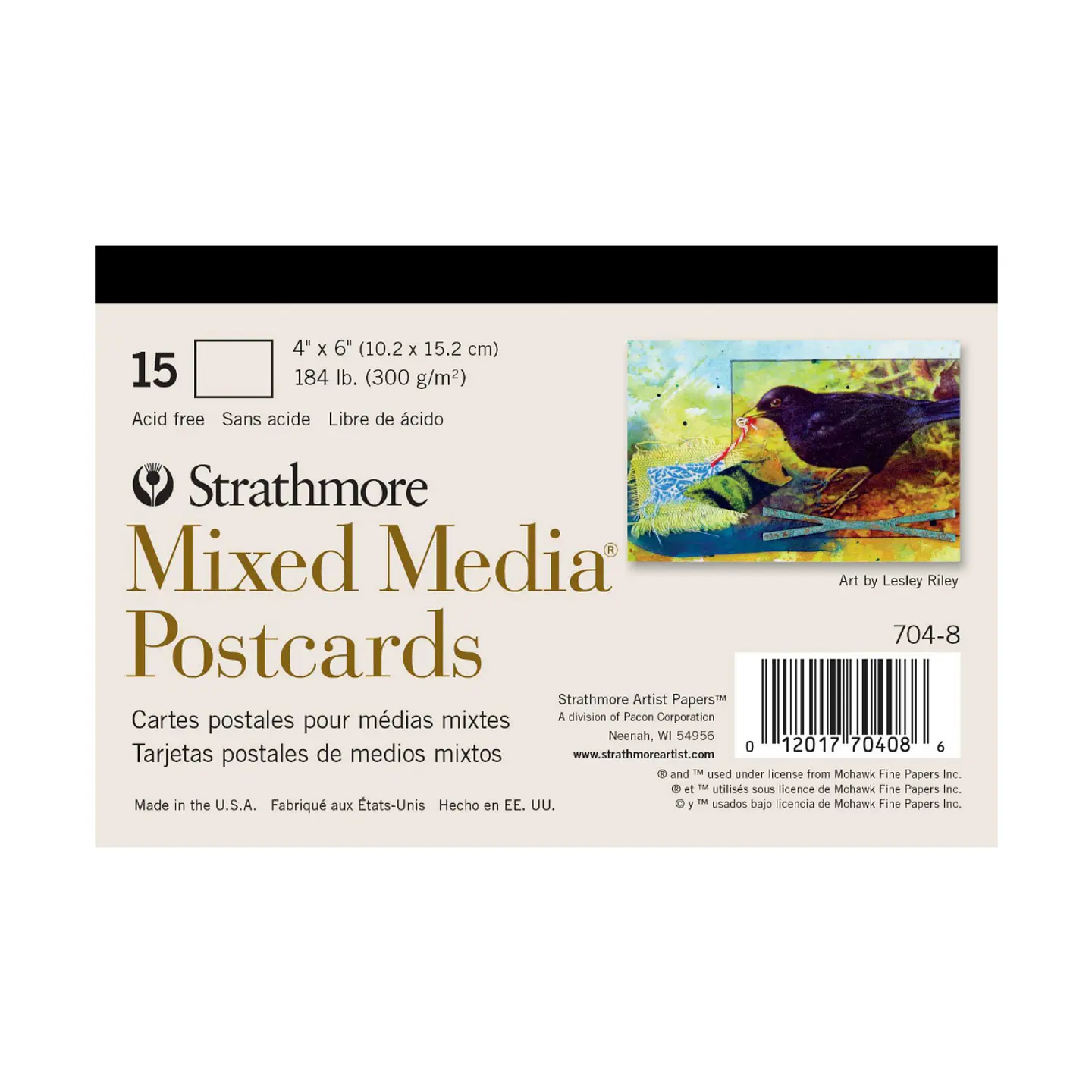 Postales Mixed Media Strathmore 300g 10x15cm 15 Hojas 1