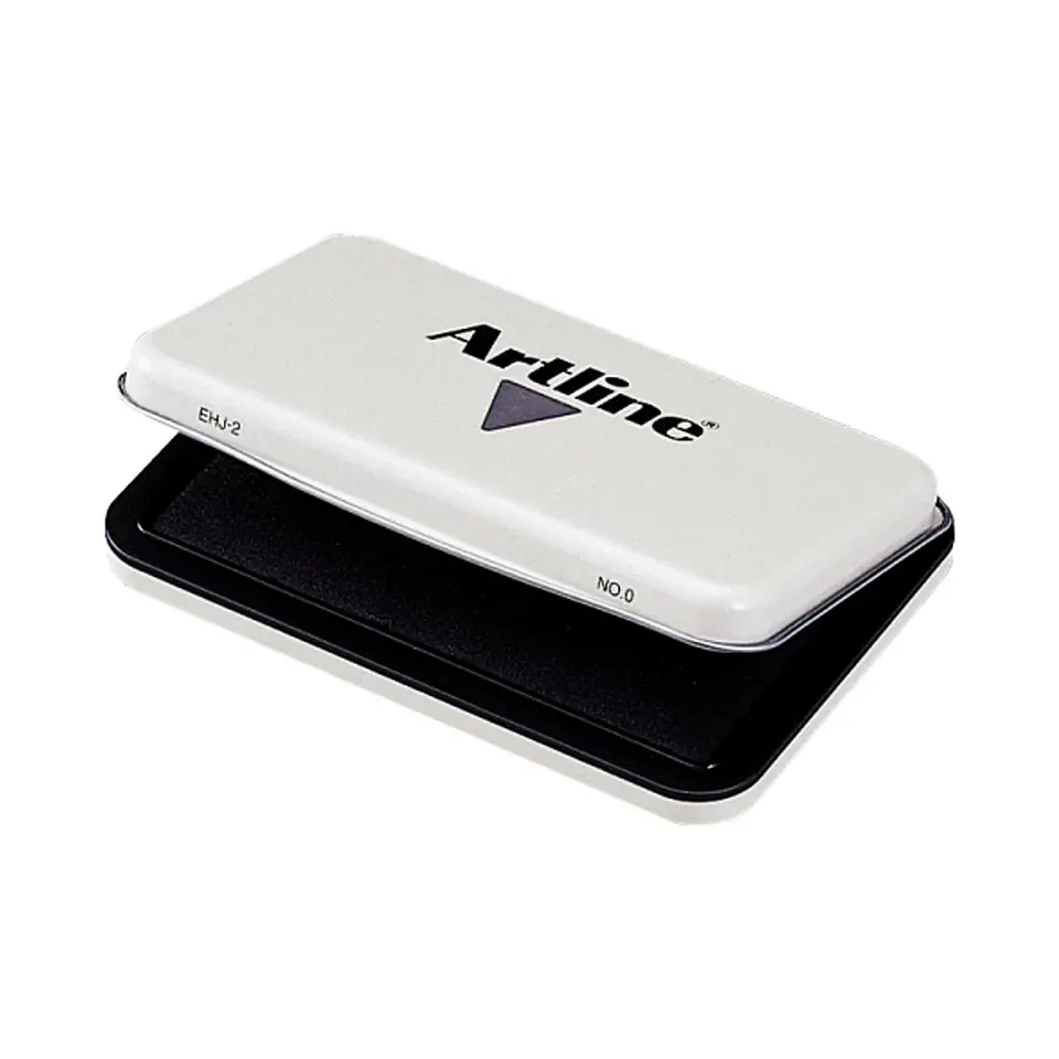 Tampón Artline Dactilar Metalico Negro  1