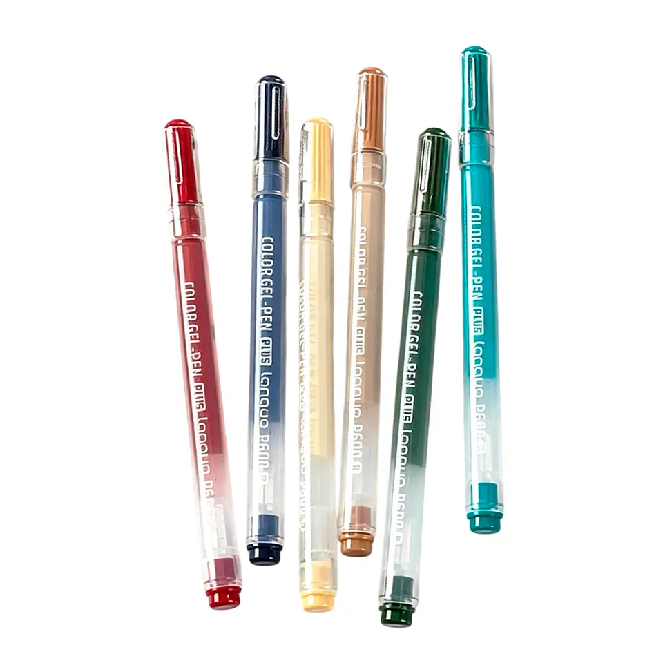 Set 6 Lápices Gel 1.0mm Surtido - Languo 3