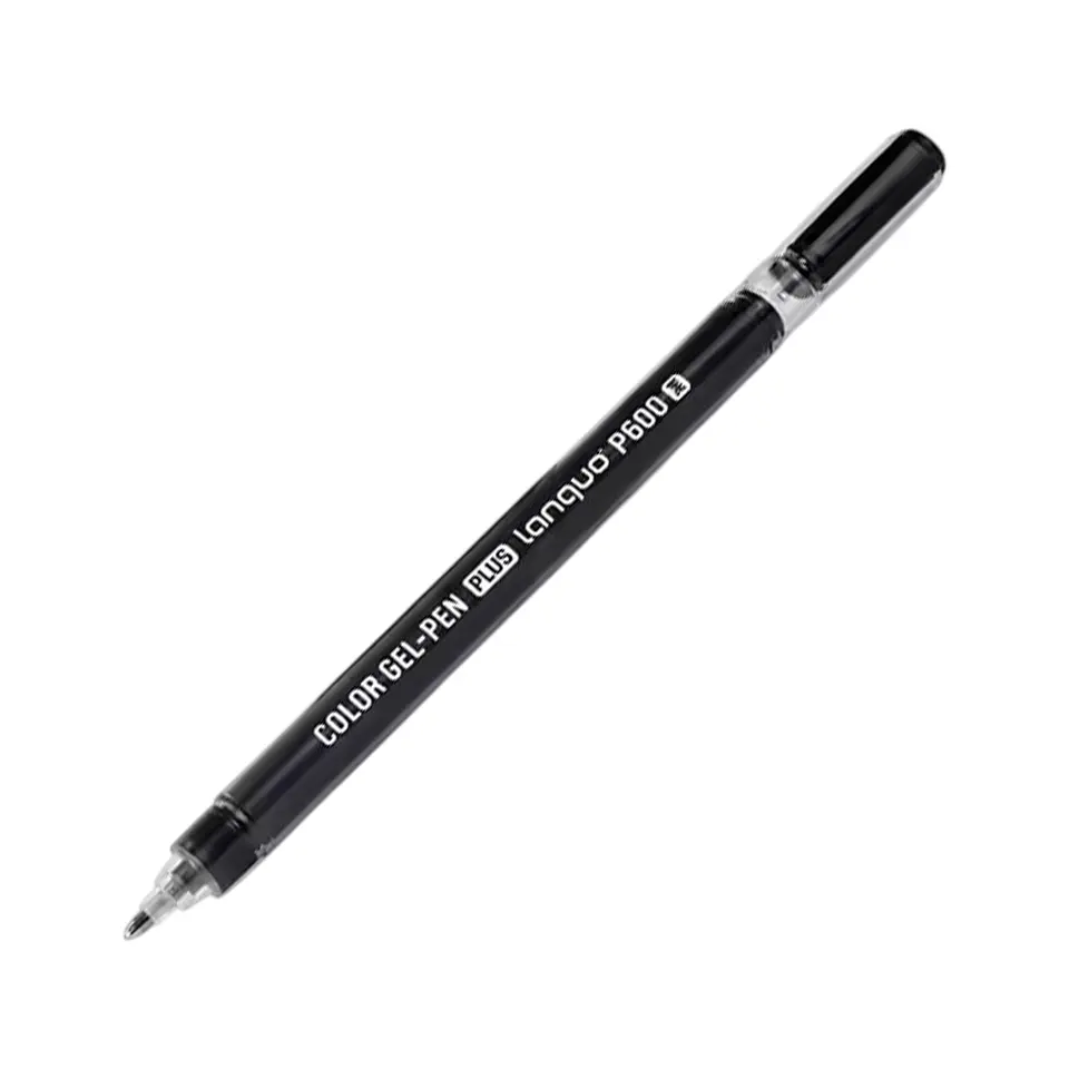 Set 6 Lápices Gel 1.0mm Negro - Languo 3