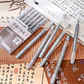 Set 6 Lápices Gel 1.0mm Plata - Languo - Miniatura 4