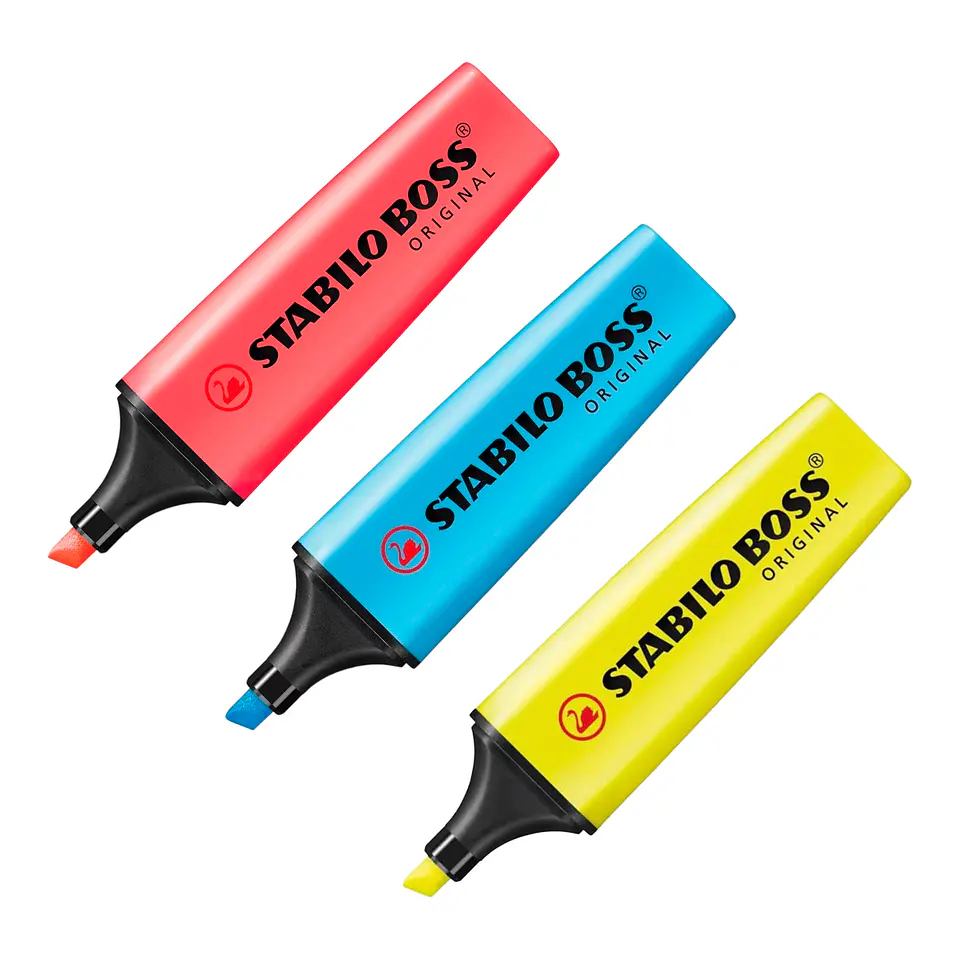 Destacadores Colores Clásicos - Stabilo Boss 1
