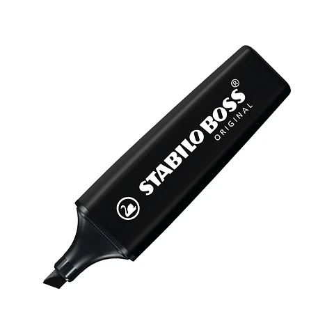 Destacador Negro - Stabilo Boss