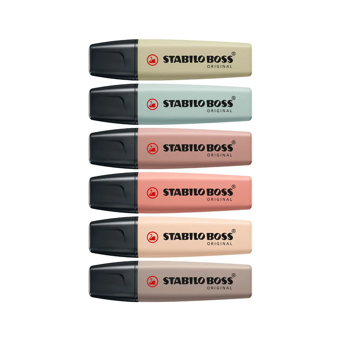 Set de 6 Destacadores Stabilo Boss Original Nature Colors 3