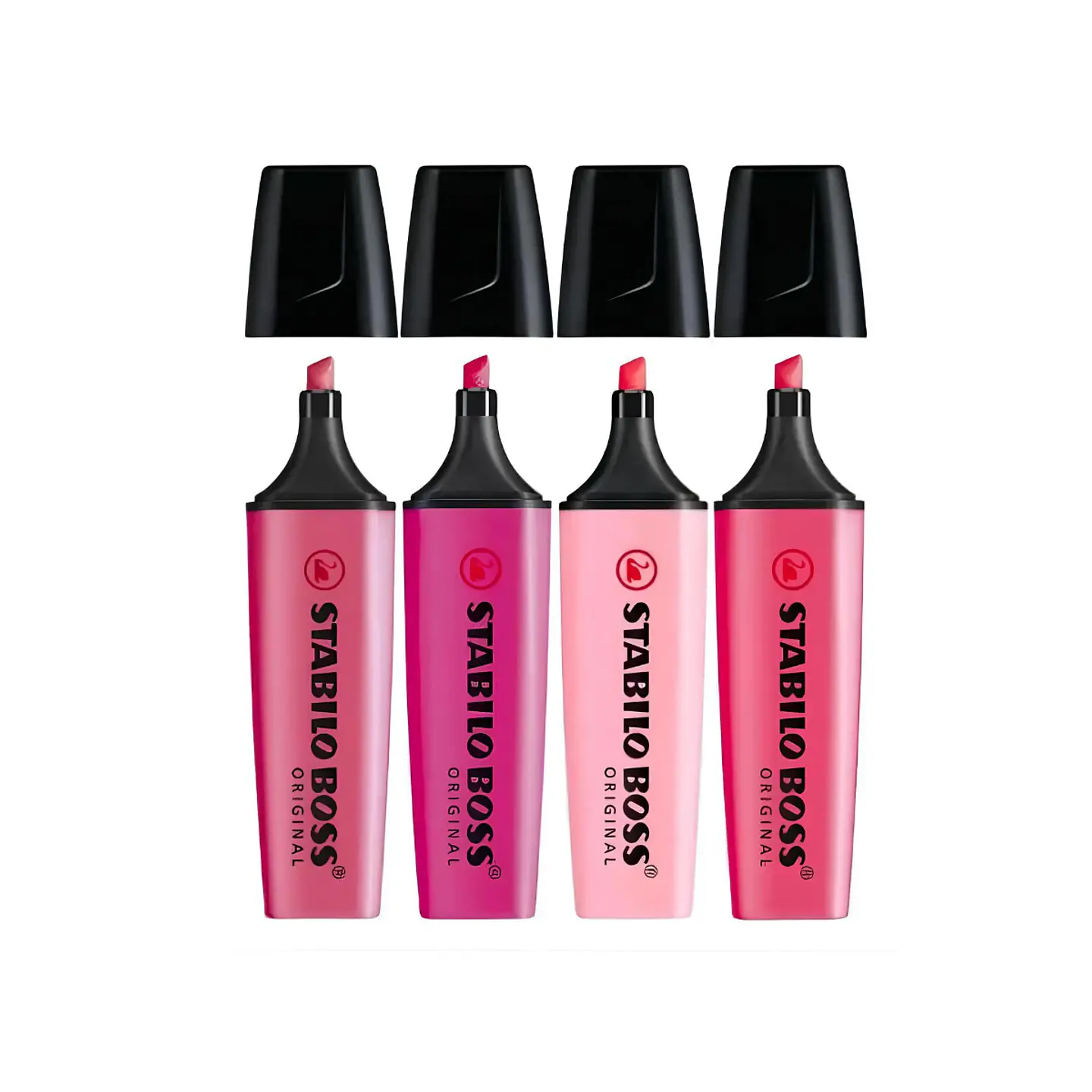 Set de 4 Destacadores STABILO BOSS Original – Shades of Pink 2