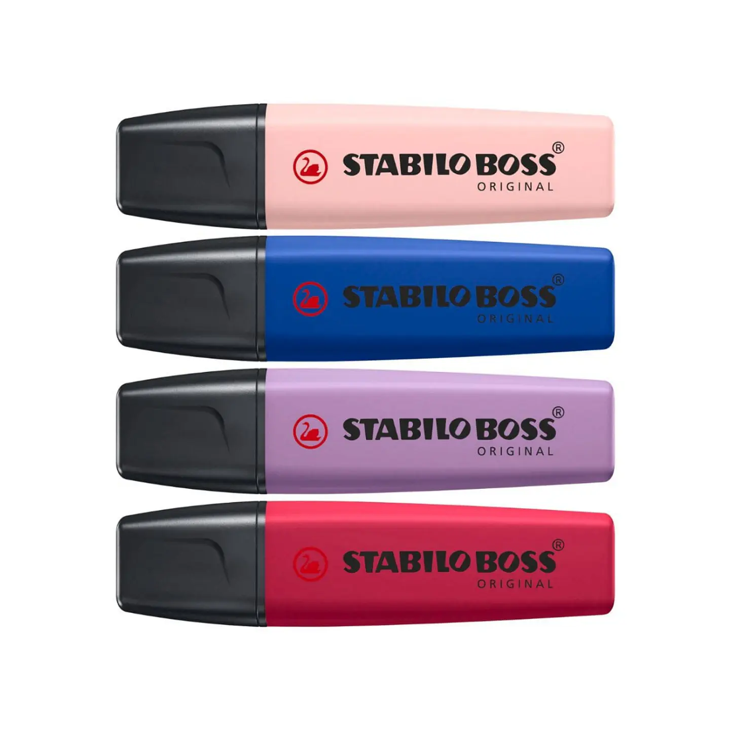 Set de 4 Destacadores STABILO BOSS Original – NatureCOLORS Wildflower Edition   2