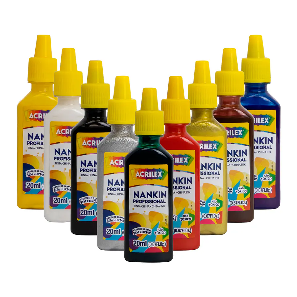 Tinta China 20ml Acrilex 1