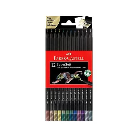 Lapices De Colores Supersoft Tonos Metalicos
