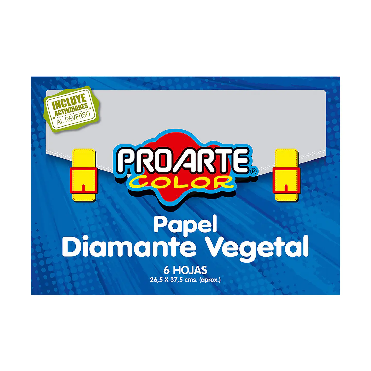 Estuche Papel Diamante Vegetal 90/95 6 Hojas - Proarte 1