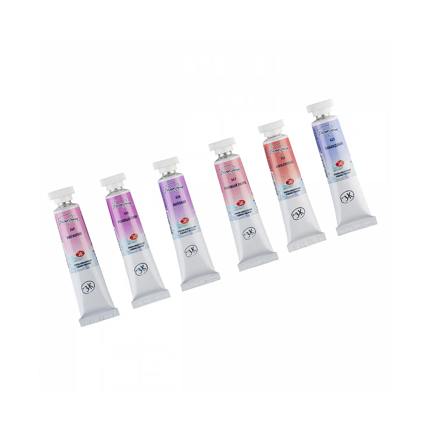  Set Acuarelas White Nights 6 Tubos - Rose Flowers  4