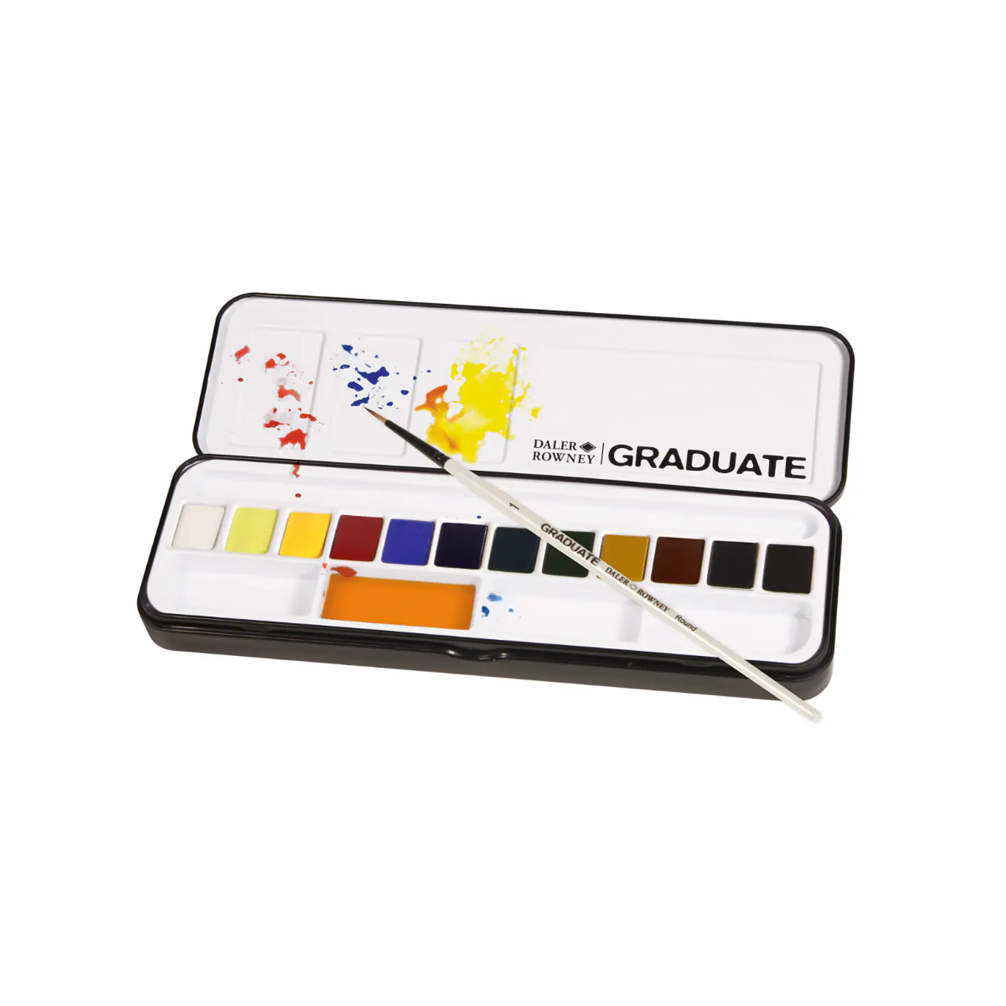 Acuarela Graduate 12 colores + Pincel 2