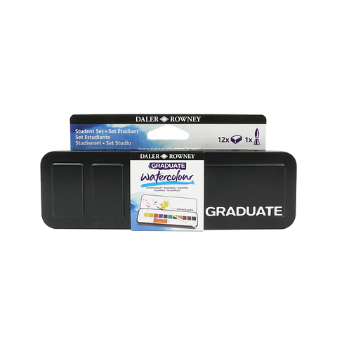 Acuarela Graduate 12 colores + Pincel