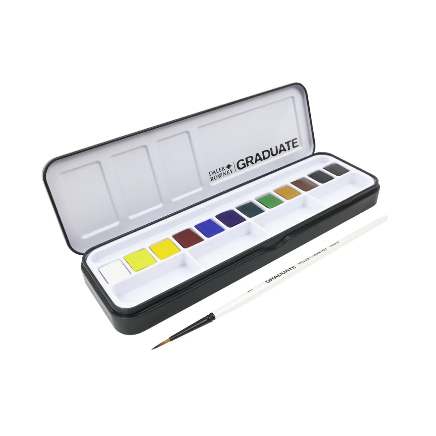 Acuarela Graduate 12 colores + Pincel 6
