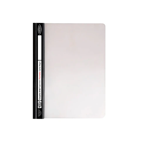 Carpeta Artel Fast Vinil Carta Negro