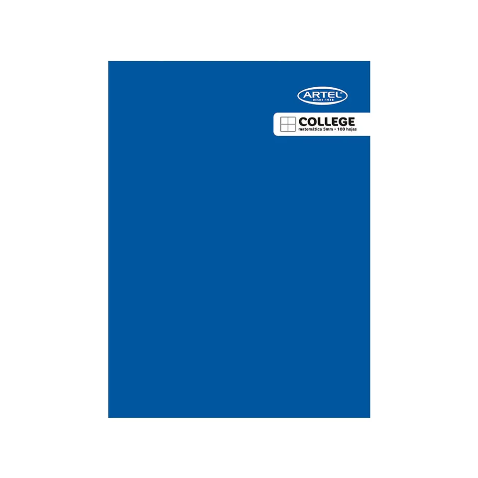 Cuaderno College Artel Matemáticas 100 Hojas 5Mm 2