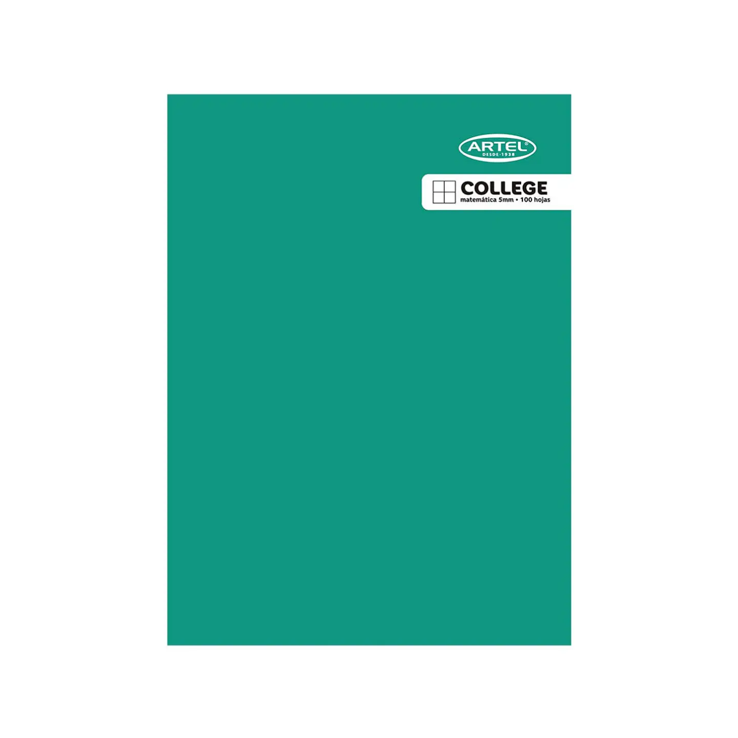Cuaderno College Artel Matemáticas 100 Hojas 5Mm 3