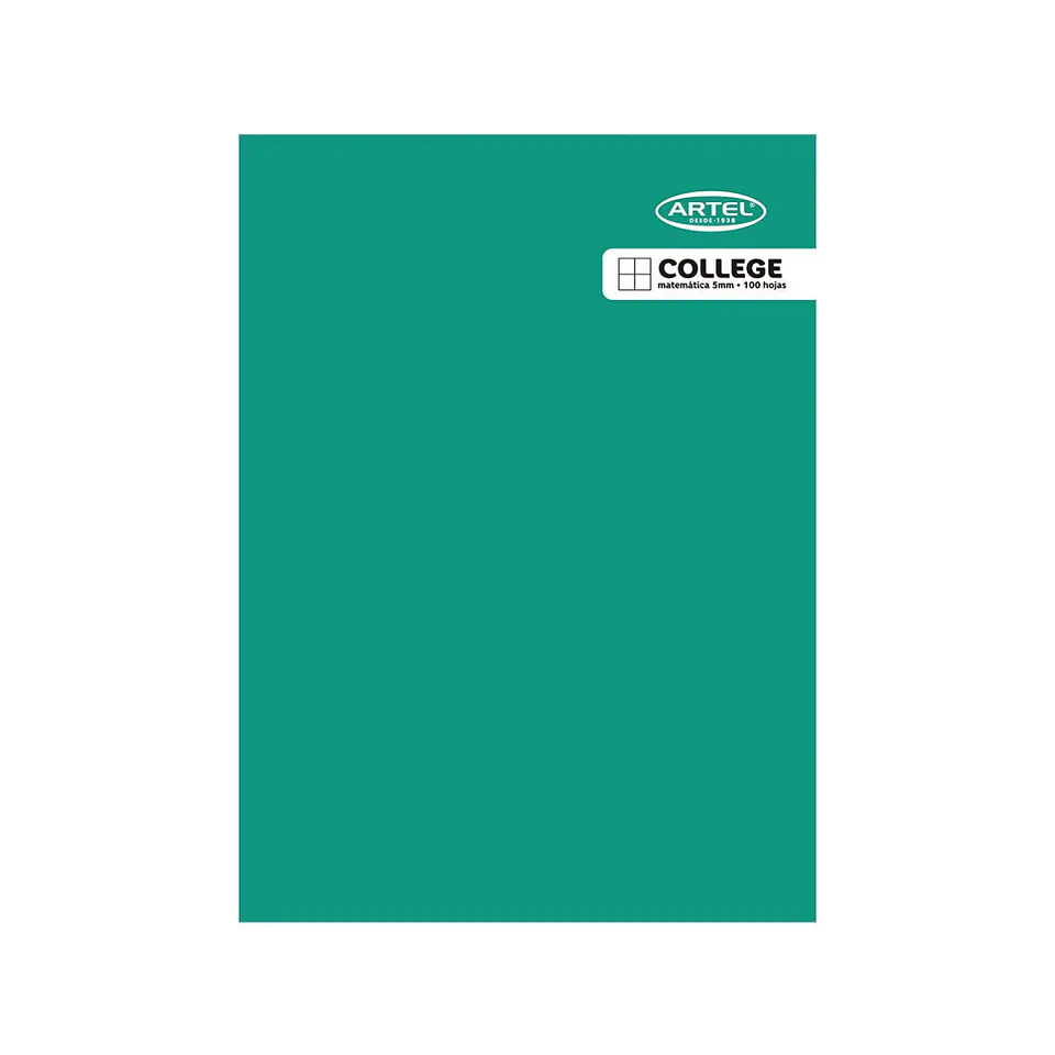 Cuaderno College Artel Matemáticas 100 Hojas 5Mm 3