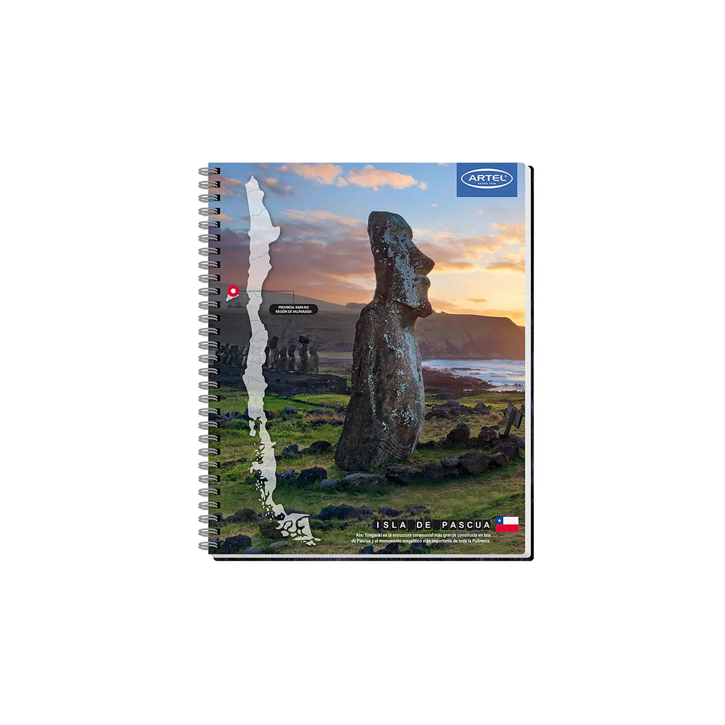 Cuaderno Universitario Paisajes De Chile 100 Hojas 7Mm 1