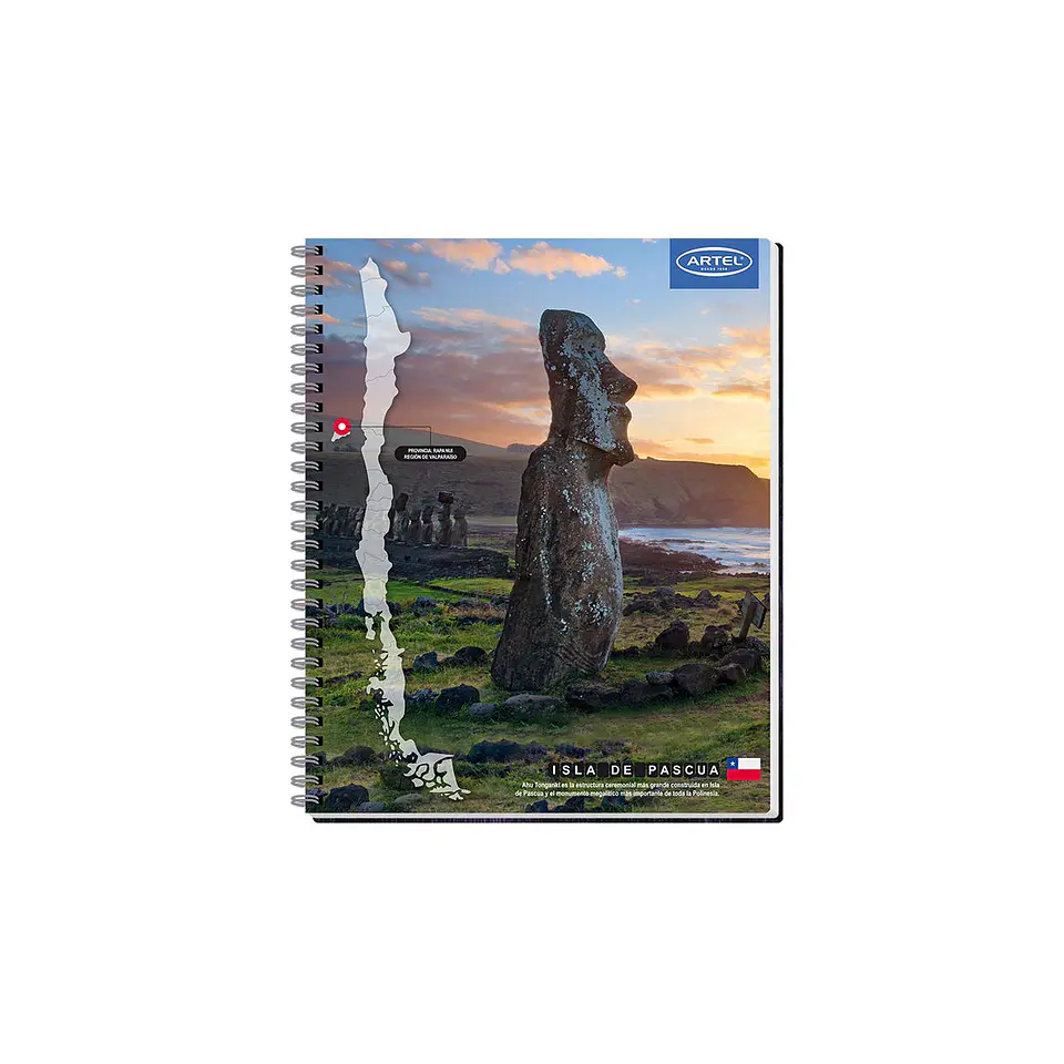 Cuaderno Universitario Paisajes De Chile 100 Hojas 7Mm 1