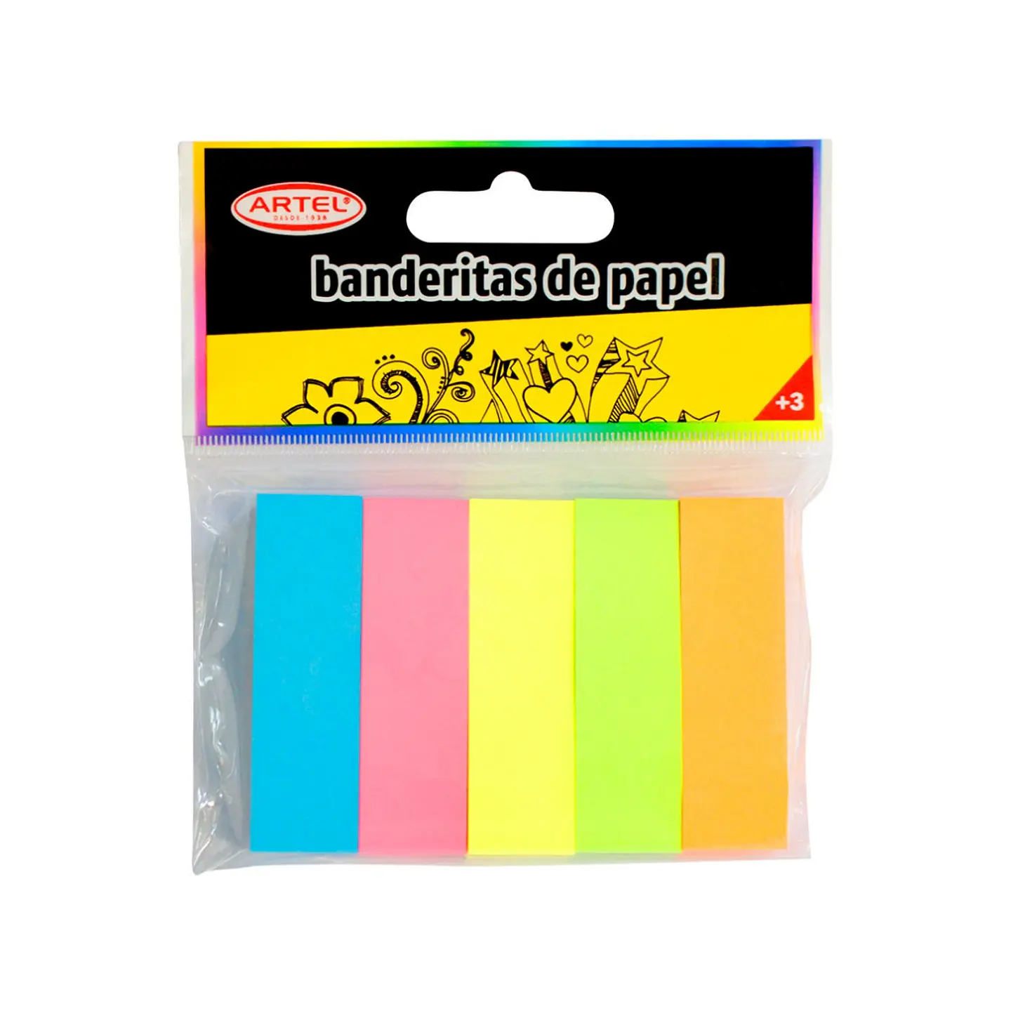 Marcador de Páginas de Papel 5 Colores 100 Hojas 1