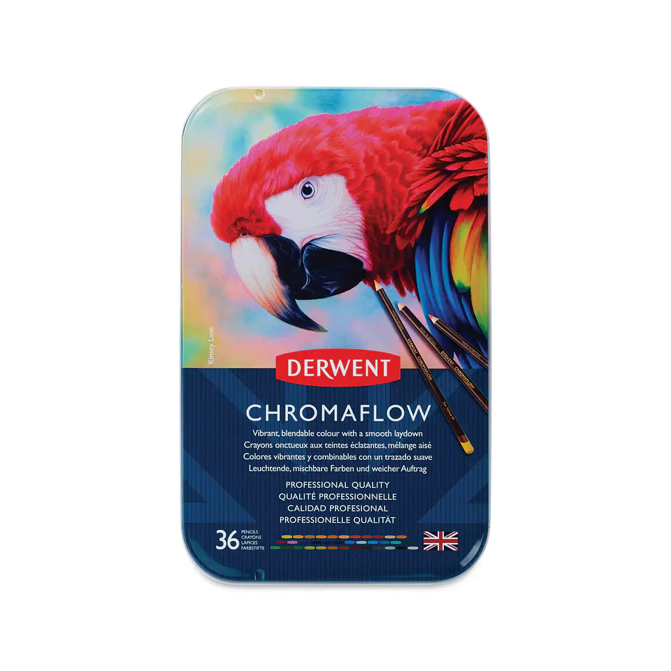 Lápices de Colores Derwent Chromaflow Set 36 Colores 1