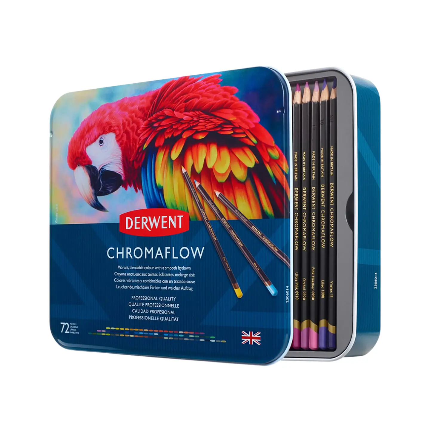 Lápices de Colores Derwent Chromaflow Set 72 Colores 2