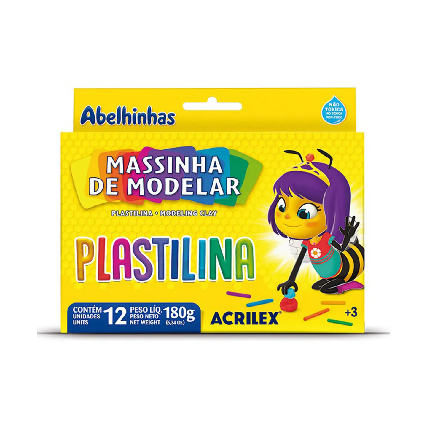 Plasticina 12 Colores 180gr 1